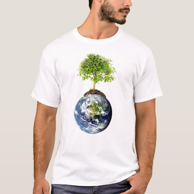 T-shirt EarthTree com parte traseira de E.O. Wilson (Frente)