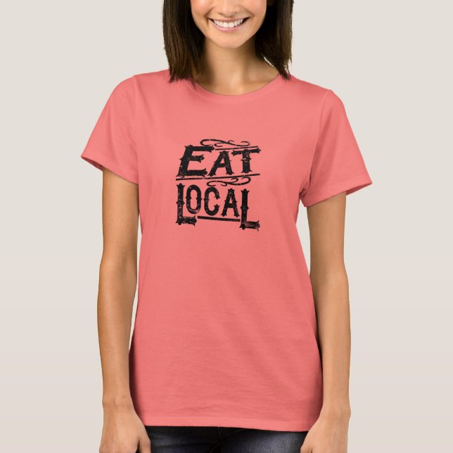 T-shirt Eat Local (Frente)