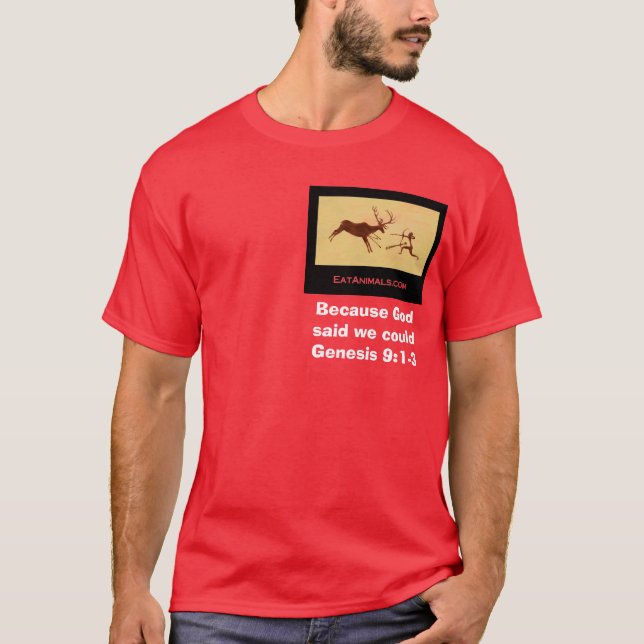 T-shirt EatAnimals.com (Frente)