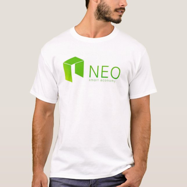 T-shirt Economia esperta NEO Cryptocurrency de Blockchain (Frente)