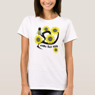 T-shirt Economias que do girassol as abelhas tee