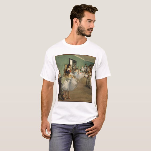 T-shirt Edgar Desgaseifica- a classe de dança 1874 (Frente Completa)