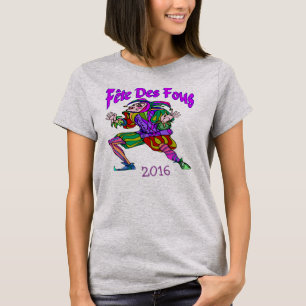 T-shirt Edição de Fete Des Fous Mardi Gras 2016