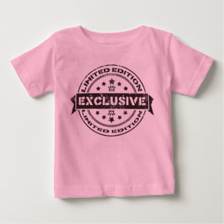 T-shirt Edição limitada, carimbo exclusivo para bebês