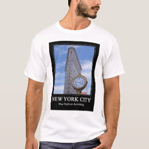 T-shirt Edifício Flatiron e Relógio 1C