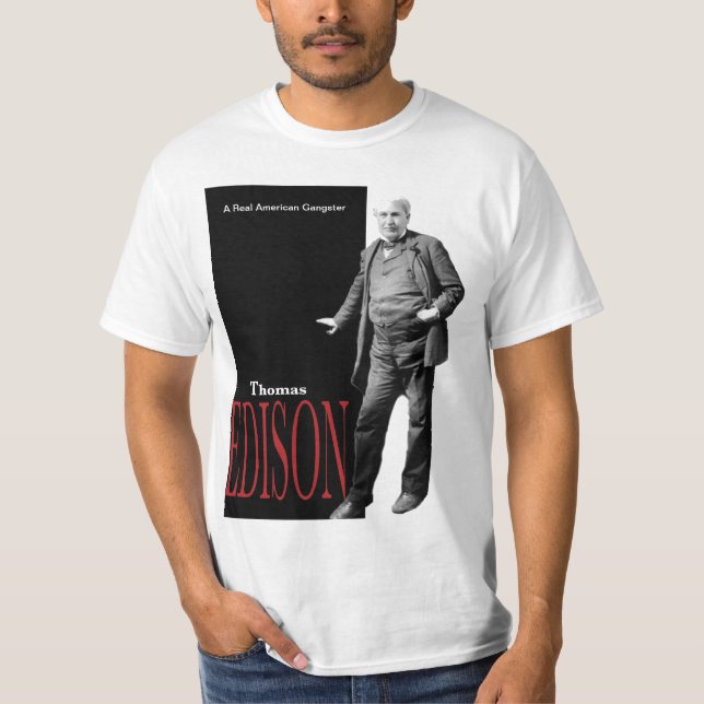 T-shirt Edison - gângster (Frente)