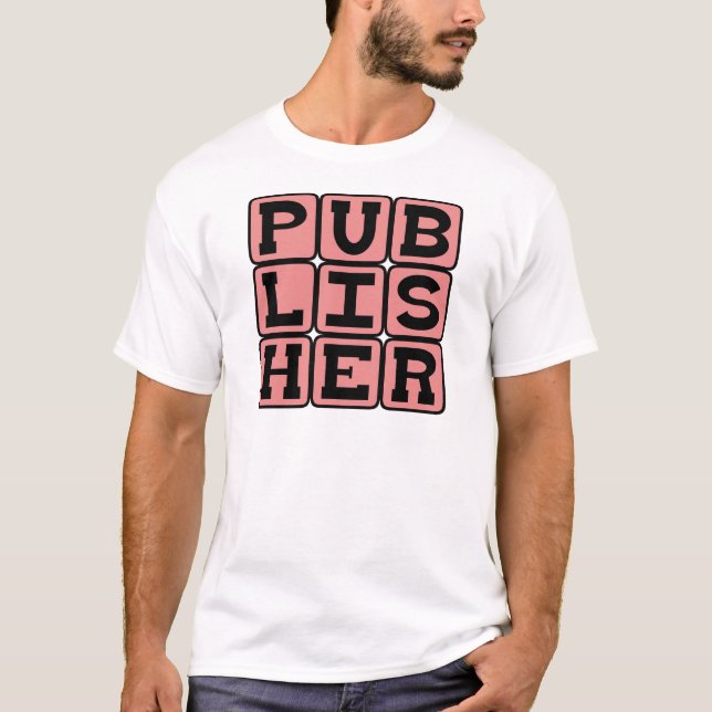 T-shirt Editor, Fabricante de Livros (Frente)