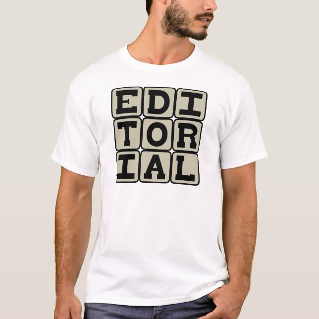 T-shirt Editorial, Artigo de Jornal (Frente)