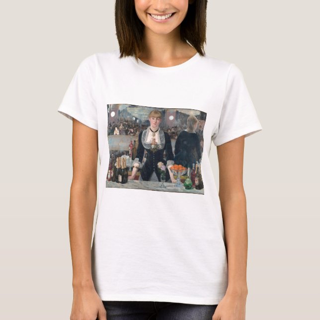 T-shirt Edouard Manet é um Bar no Folies-Bergère (Frente)