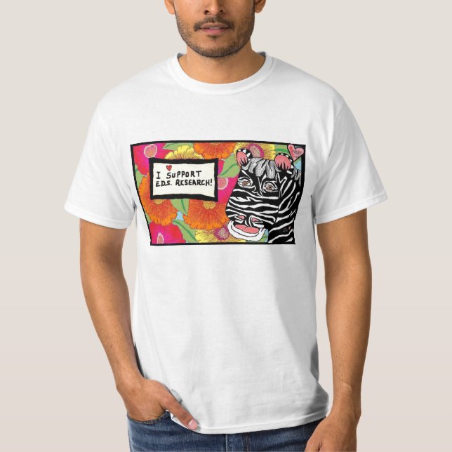 T-shirt EDS Research-5upportZebra 02 (Frente)