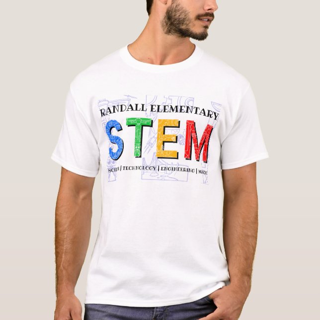 T-Shirt Educacional STEM (Frente)