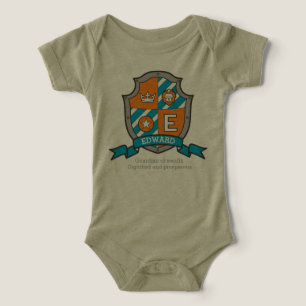 T-shirt Edward boys E nome e significando meninos casacos