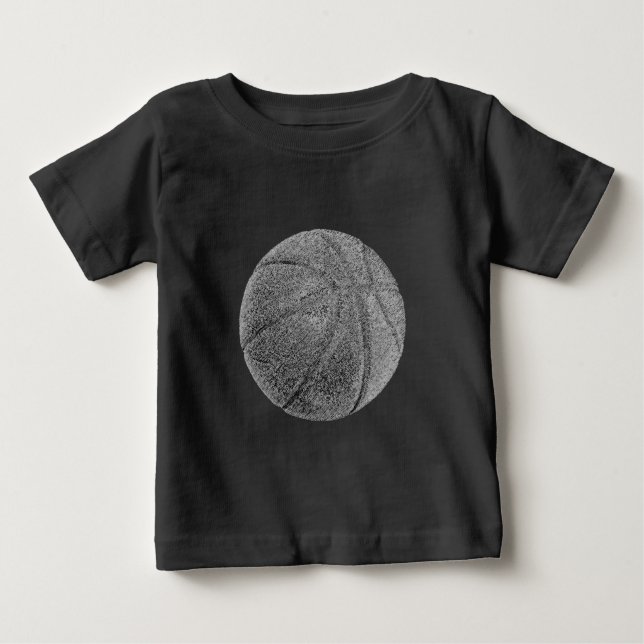 T-shirt Efeito Lápis de Basquete (Frente)