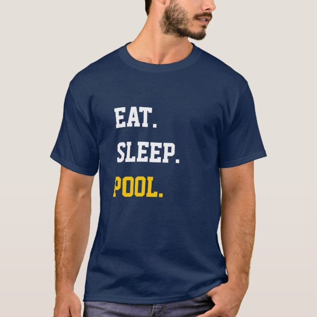 T-shirt Efetue a Piscina de latência (Frente)