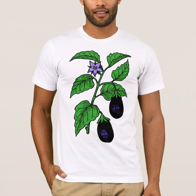 T-Shirt EggPlant Mens (Frente)