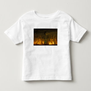 T-shirt Egito, Abu Simbel, Fachada iluminada do Pequeno