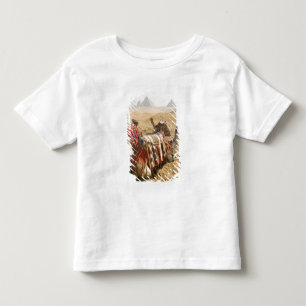 T-shirt Egito, Cairo. Camelos descansando