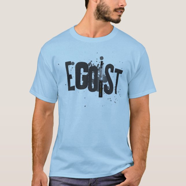 T-shirt egoist ou eCig ego-ISTs (Frente)
