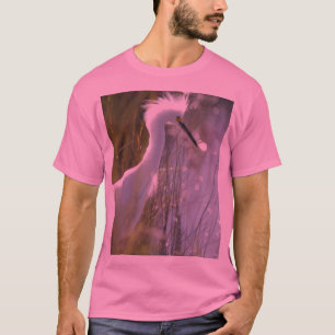 T-shirt Egret nevado