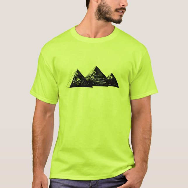 T-shirt Egyptian pyramids (Frente)