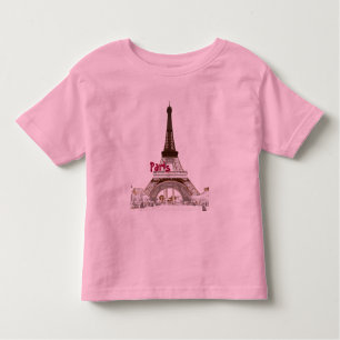 T-shirt Eiffel Torre-Paris