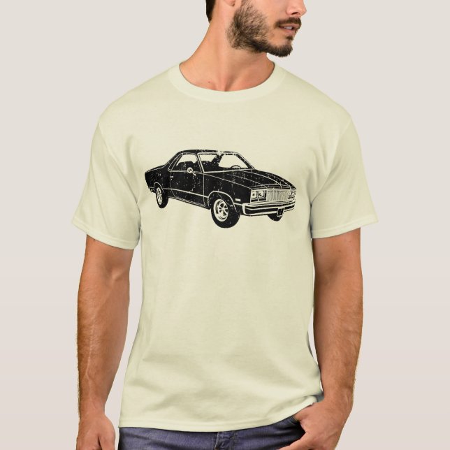 T-shirt EL 1977 de Chevrolet Camino (Frente)