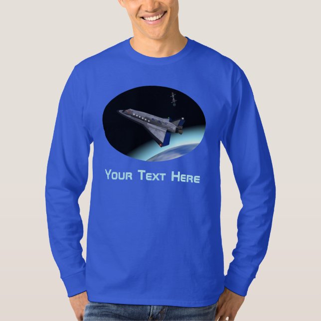 T-shirt El Al Maslool Space Shuttle (Frente)