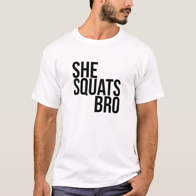 T-shirt Ela bro das ocupas (Frente)