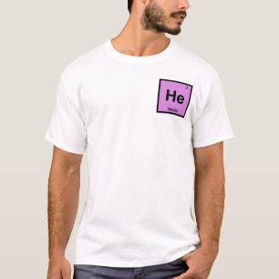 T-shirt Ele - Hestia Deusa Química Mesa Periódica