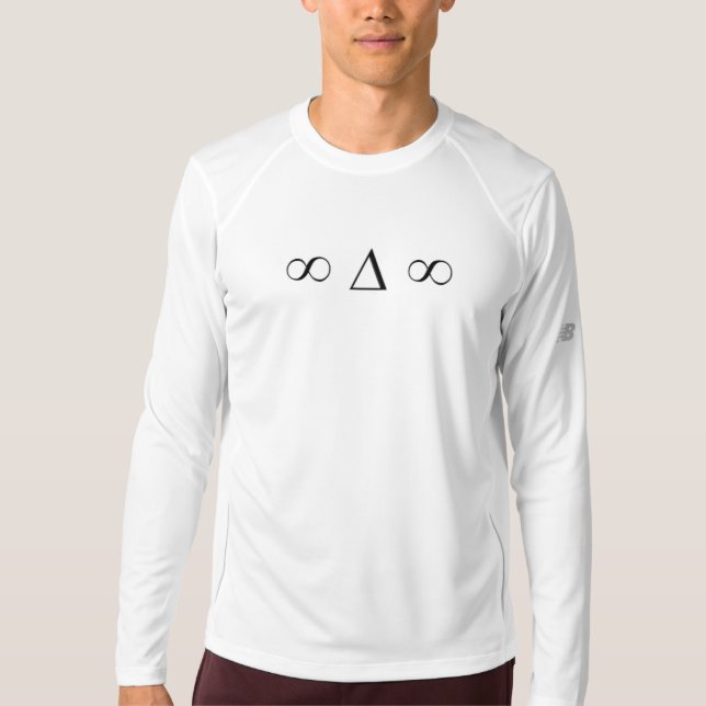 T-shirt Ele próprio nb manga longa T (Frente)