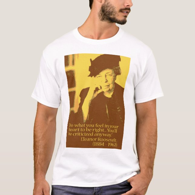 T-shirt Eleanor Roosevelt (Frente)
