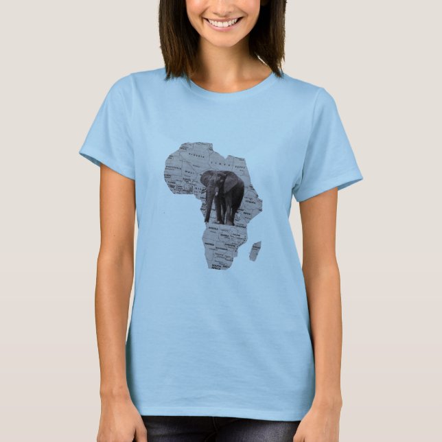T-SHIRT ELEFANTE AFRICANO (Frente)