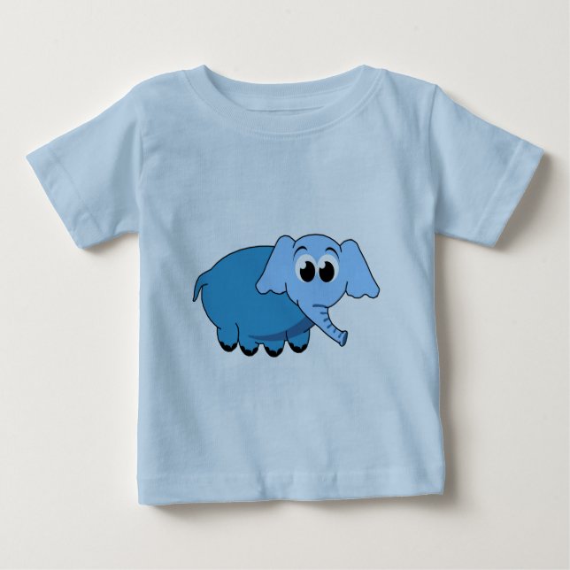 T-Shirt Elefante Azul (Frente)