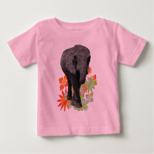 T-shirt Elefante bonito do Hippie