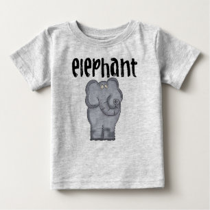 T-shirt Elefante cinzento