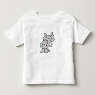 T-shirt Elefante cinzento bonito