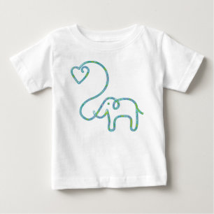 T-shirt ELEFANTE com coração