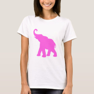 T-shirt Elefante cor-de-rosa