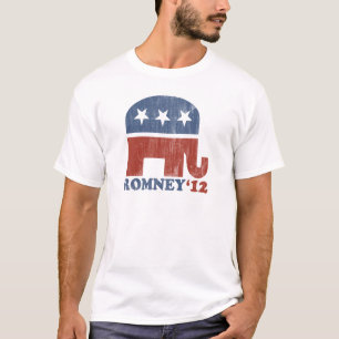 T-shirt Elefante do republicano de Mitt Romney 2012
