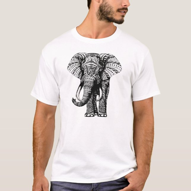 T-shirt elefante grande (Frente)