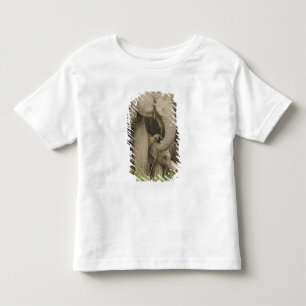 T-shirt Elefante indiano / asiático e filhote, Corbett 3