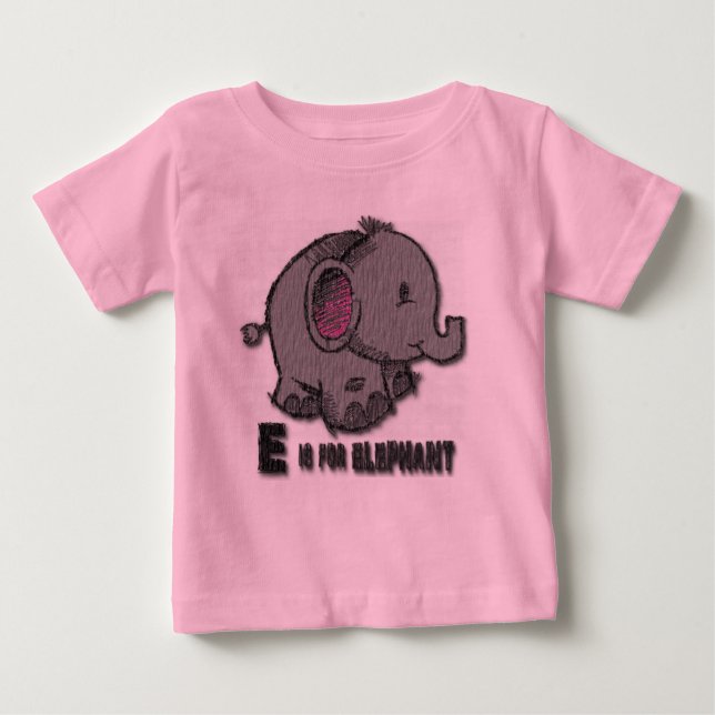T-shirt Elefante Longa Folga (Frente)