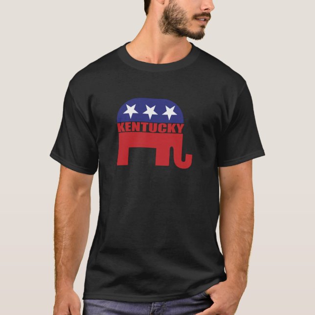 T-shirt Elefante Republicano de Kentucky (Frente)