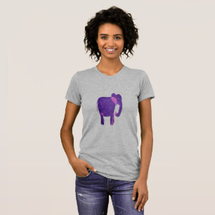T-shirt elefante roxa