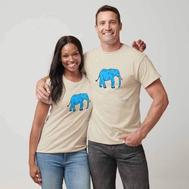 T-shirt Elefantes 18 (Unissex)