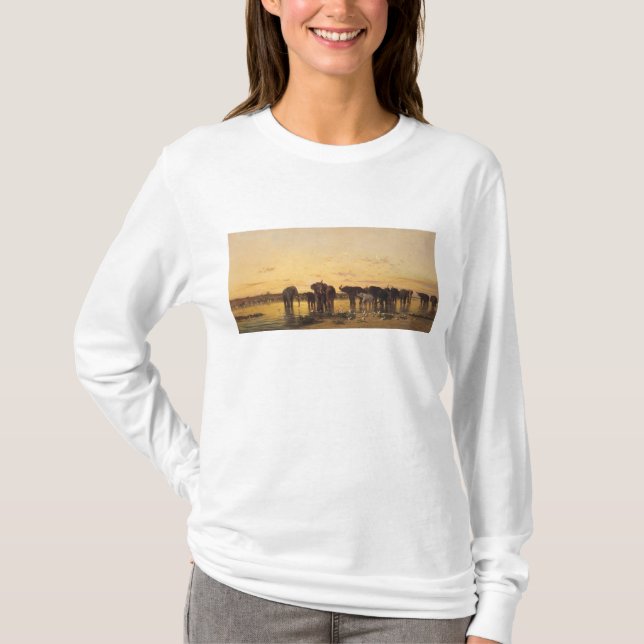 T-shirt Elefantes africanos (Frente)