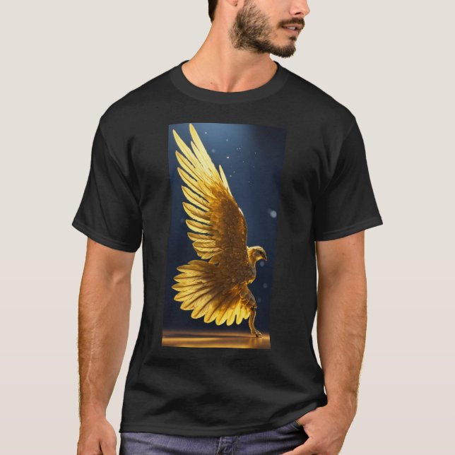 T-Shirt Elegante Angel Wings (Frente)