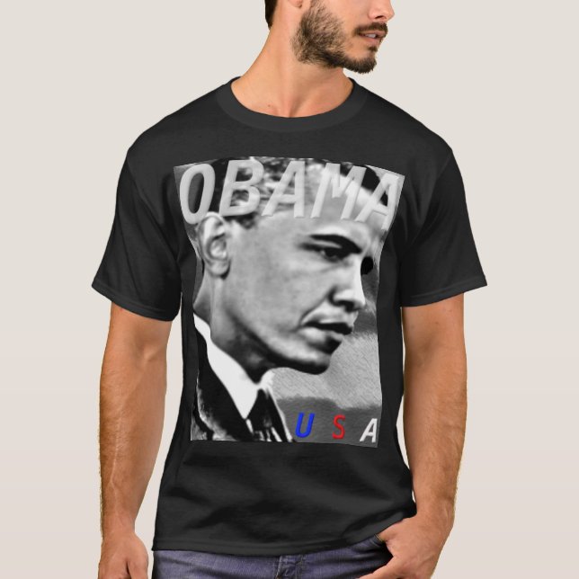 T-shirt elegante de Obama (Frente)