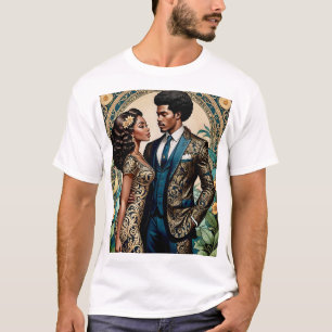 T-Shirt Elegante Royal Casal Luxury Fashion