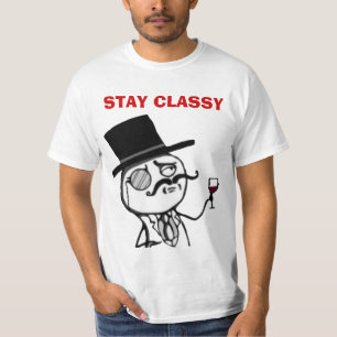 T-shirt elegantes da cara do meme do Internet da